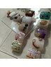【フット】親指オーダーデザイン可★親指にポイントアート¥7700