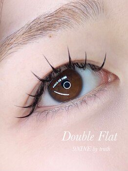 ナインバイトゥルース(9 NINE by truth)の写真/【目元の印象UP】ダブルフラットラッシュ