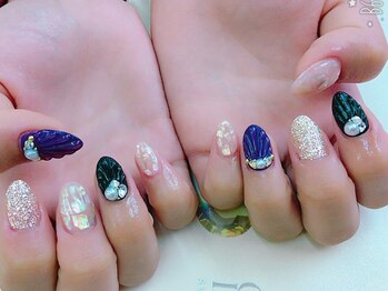 アイル ビューティーサロン(Airu Beauty Salon)/人魚の鱗ネイル