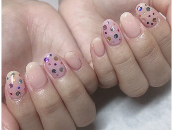 リッチネイル(Rich Nail)/キラッと輝くホログラムネイル