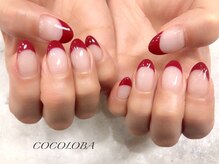 ココロバ ネイルアンドビューティーサロン(COCOLOBA)/ボルドーフレンチ☆
