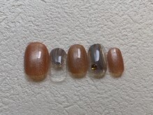 カラネイル 南森町店(calla nail)/マグネットとニュアンス