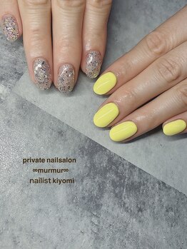 プライベート ネイルサロン マーマ(murmur)/アシンメトリーデザイン