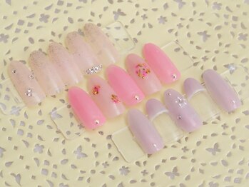 ベルネイル(Belle Nail)/大人可愛いオフィスネイル