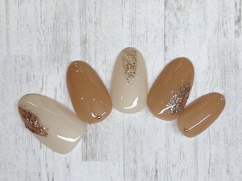 アルセア 上野御徒町店(Alcea)/ニュアンスネイル 秋ネイル