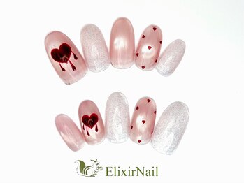 エリクサーネイル 渋谷(Elixir Nail)/定額aシンプル/クーポン使用