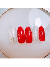 ミルネイル(Mil Nail)/雪うさぎネイル