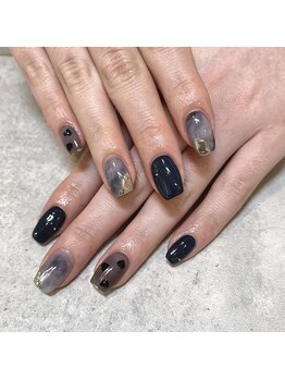 ネオリーブシェリエ 浅草店(Neolive cherie)/ネイビーニュアンス