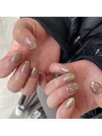 ミラーアートネイル
