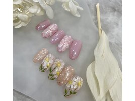 大野定額A フラワーネイル