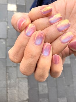 サオリルーム(saoriroom)/マグネット×ミラーネイル