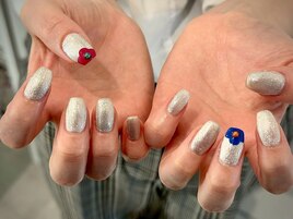マリメッコ風フラワーネイル☆