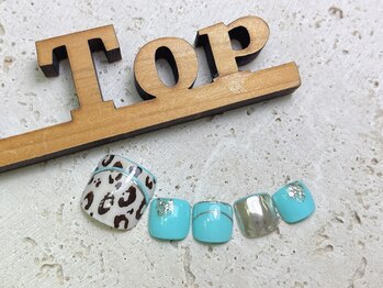 サロン ザ トップ(Salon the Top)/ミント×レオパード