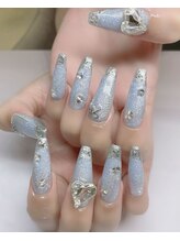 ベティネイル アイラッシュ(Betty Nail)/ラメフレンチネイル　スカルプ