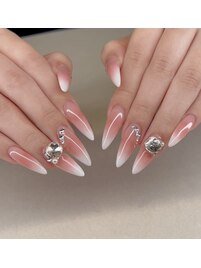 長さ出し10本のロングネイル