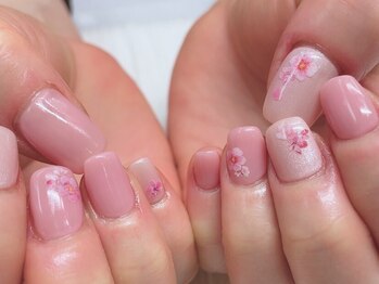 エムズネイル 橋本店(M's Nail)の写真/【初回★ウォーターケア無料!!定額¥5980~】他店と差がつく爪を傷めにくい中性ジェルを使用♪橋本駅スグ
