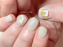 アトリエ ラビータ(atelier la vita)/ワンカラー　手描き