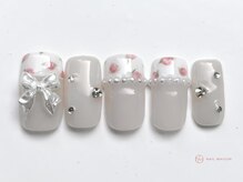 ネイルメゾン 池袋店(NAIL MAISON)/リボンフラワー￥7800