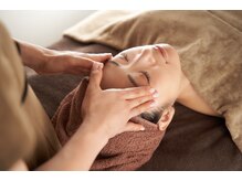 【速攻小顔リンパフェイシャル】酵素パック＆ヘッドマッサージ込