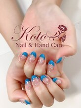 コト(KOTO)/カラーフレンチ/水色/