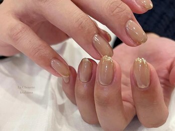 ラシュエット キタハマ(La Chouette kitahama)/tip mirror　nail ¥10050‐