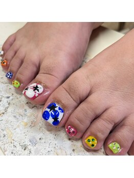 モレリア 心斎橋店(morelia)/フット手書きアート