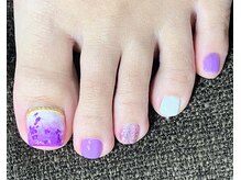 エムネイル(M Nail)/フットネイル・藤の花イメージ