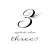 スリー(three3)のお店ロゴ