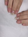 2本立体さくらんぼネイル