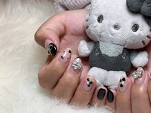 エンジェルガーデンネイル 池袋店(Angelgarden nail)/黒バレンタイン