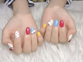 エン(EN)の写真/キラキラにキュン♪マグネット・チークネイル・ガラスフレンチも◎“可愛い”にこだわりたい方、集合ー!