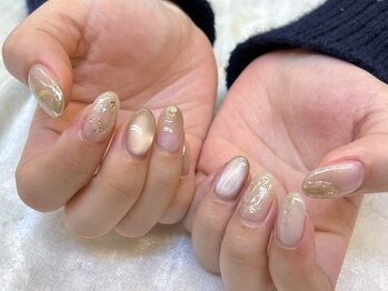 ハニービー(Honey Bee)の写真/当日予約◎低価格×高技術【ご新規様ワンカラー¥4400/定額アート¥3980】自爪を削らないパラジェルに変更OK