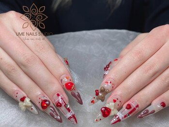 ウメネイルスタジオ(UME NAIL STUDIO)/* 長 さだしやり放題×つけ放題