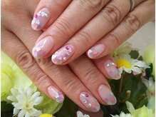 プルミエ ネイル(Premier Nail)/ハートホロフレンチ☆