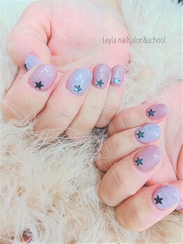 レイラ ネイルサロンアンドスクール(Leyla nailsalon&school)/nn34 色変えネイル☆