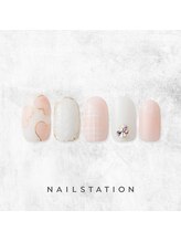 ネイルステーション リンクスウメダ店(NAIL STATION)/バレンタインネイル／パラジェル