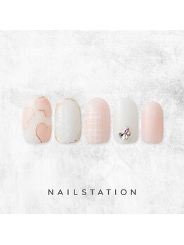 ネイルステーション リンクスウメダ店(NAIL STATION)/バレンタインネイル／パラジェル