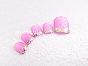 ディバイン ネイルズ(DIVINE NAILS)/フットジェルアートやり放題