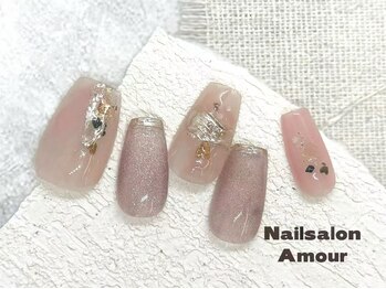 アムールユシマテン 上野湯島店(Amour)/キラキラ春夏ネイルコース¥7980