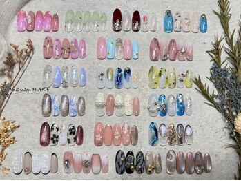 オハナ(OHANA)の写真/40種類以上から選べる定額デザイン¥4500☆メニュー多数ご用意!リピーター様が長く通いやすいネイルサロン♪