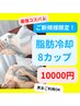 【脂肪冷却】冷却4カップ30分１セット×２回計8箇所施術♪【男女OK】