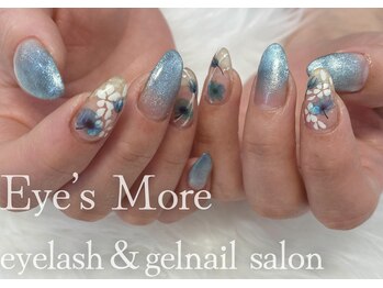 アイズモア 国立店(Eye's More)/ネモフィラマグネットネイル