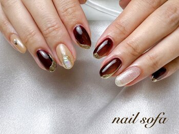 ネイルソファ 生駒(nail sofa)/autumn　color