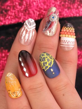 カラーズ 浜松店(colors)/エスニック×タッキーカラー♪