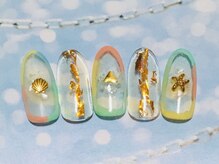 お気軽ビューティエーヴィヒ(Ewig)/8月キャンペーンネイル♪