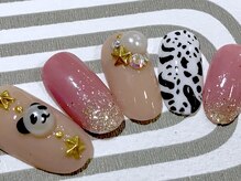 ビービーネイル(BB)/パンダいっぱいネイル☆