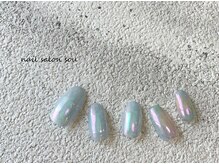 ネイルサロン ソウ 心斎橋店(Nail Salon Sou)/オーロラミラーNail