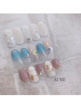 オーブ(AUBE)/冬ネイル クリスマスネイル