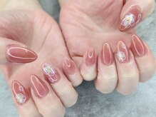 アイビー(Aivy)/華やかフラワーネイル