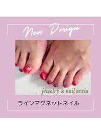 ラインマグネットネイル